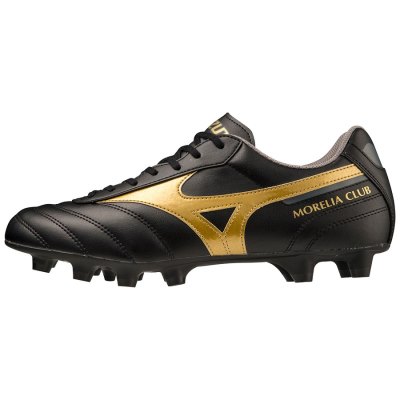 Zapatos De Fútbol Mizuno Morelia II Club Hombre Negros / Dorados / Grises Oscuro - Chile M813XFUBAC